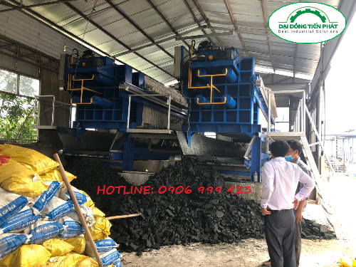 Máy ép bùn khung bản công ty TNHH Đại Đồng Tiến Phát