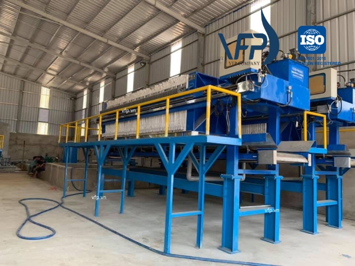Lựa chọn khung bản máy ép bùn thương hiệu Công Ty TNHH Sản Xuất Máy Ép Lọc VINA
