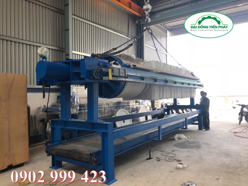 máy ép lọc cao lanh đất sét khung bản tròn