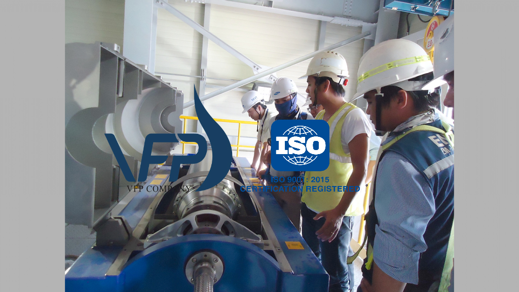 Lắp đặt máy ép bùn ly tâm Công ty TNHH SX Máy Ép Lọc VINA