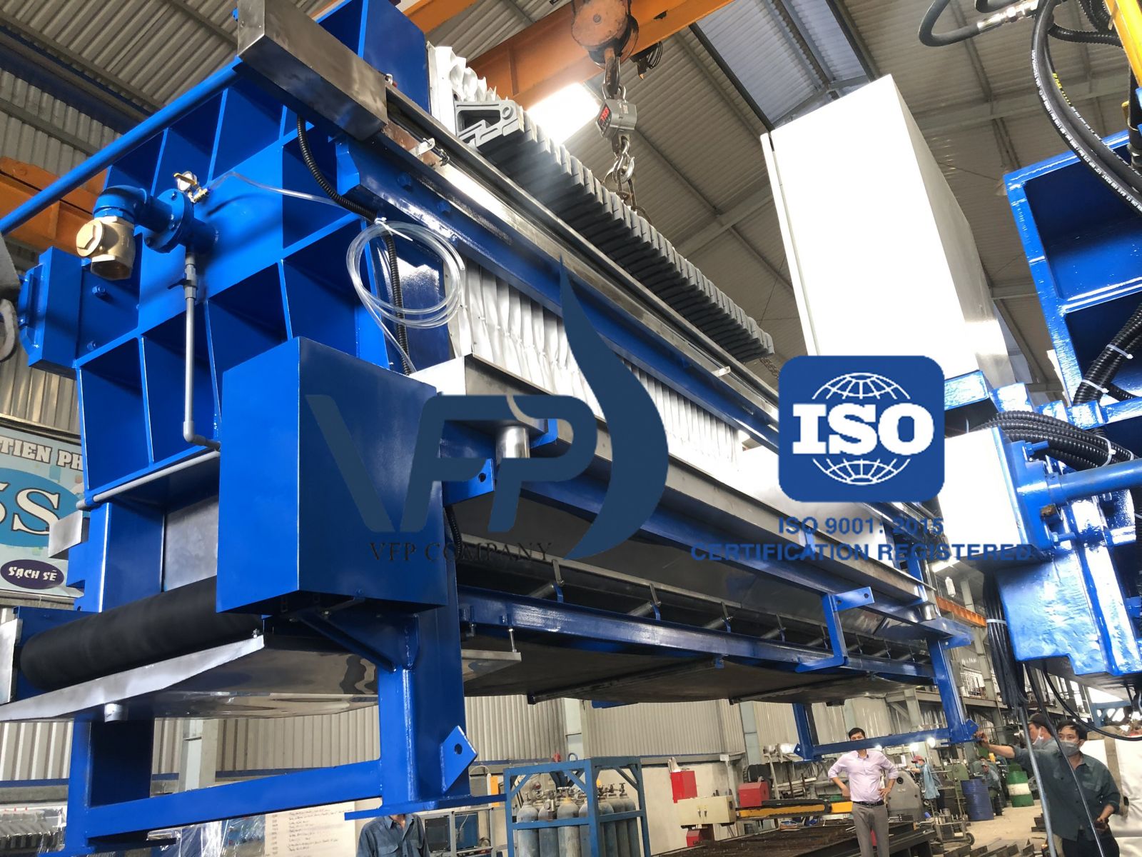 Máy ép bùn khung bản