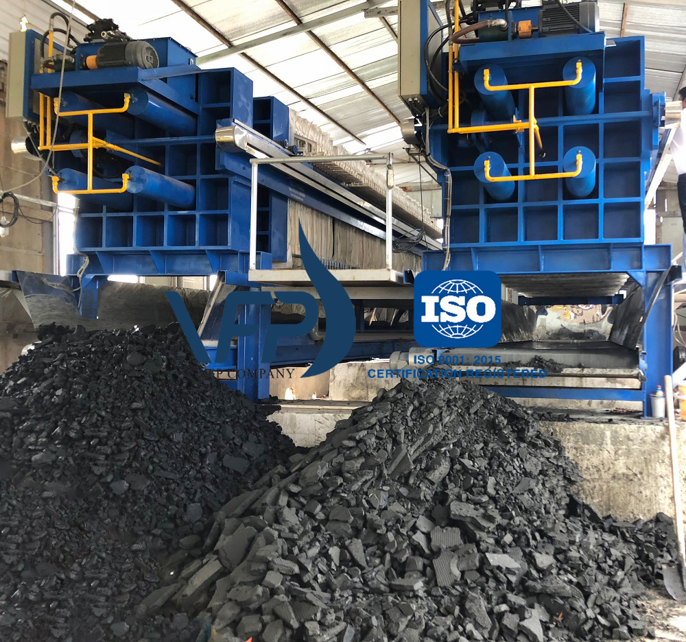 Máy ép bùn khung bản công ty TNHH SX Máy Ép Lọc VINA