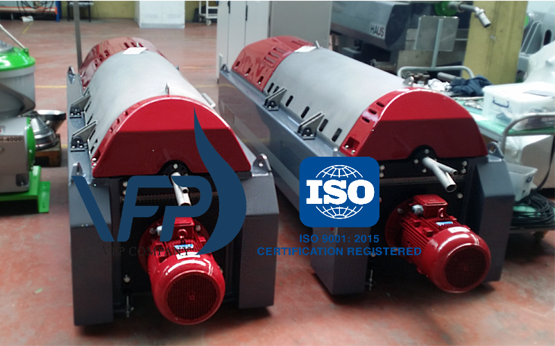  máy ép bùn ly tâm Công ty TNHH SX Máy Ép Lọc VINA