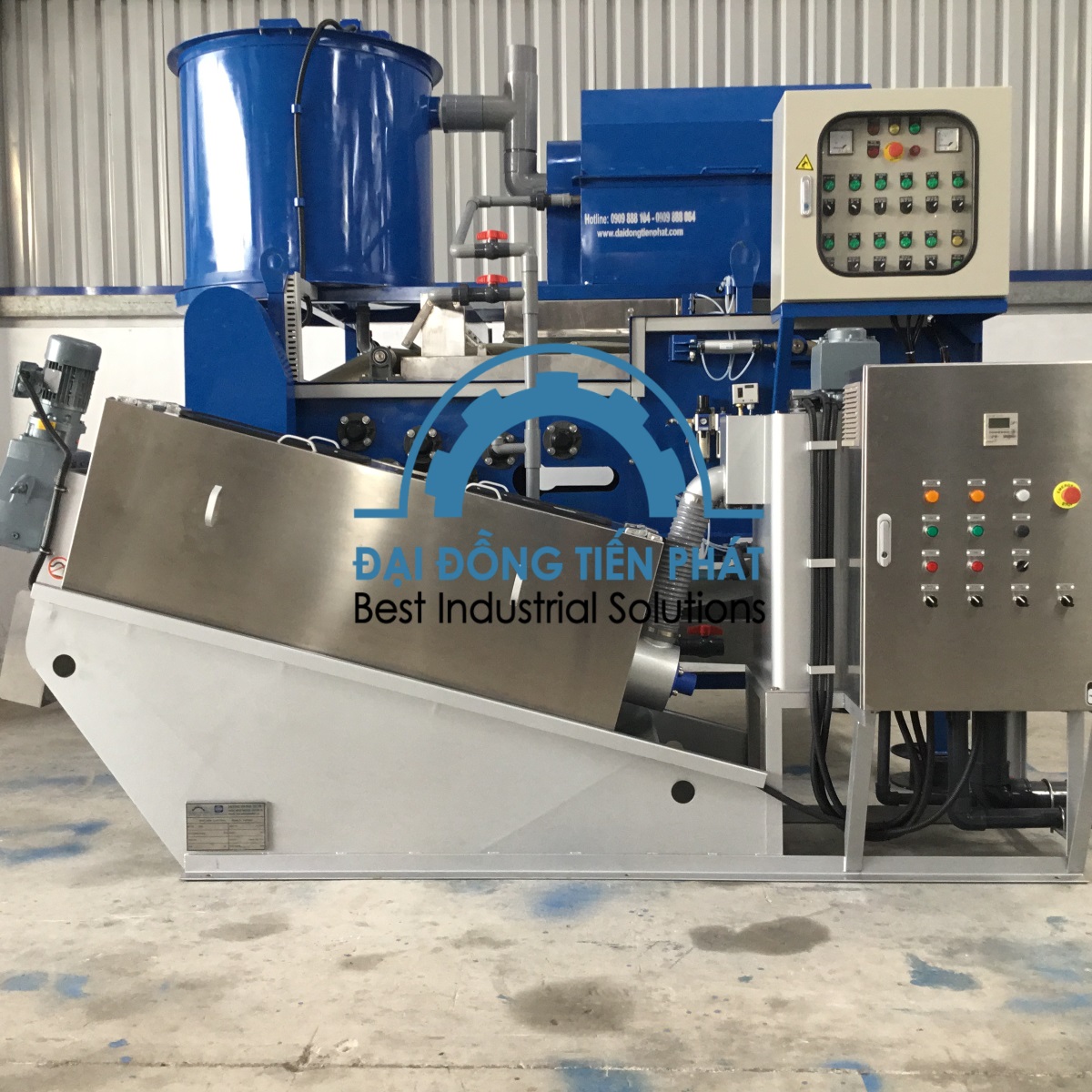 Máy ép bùn băng tải