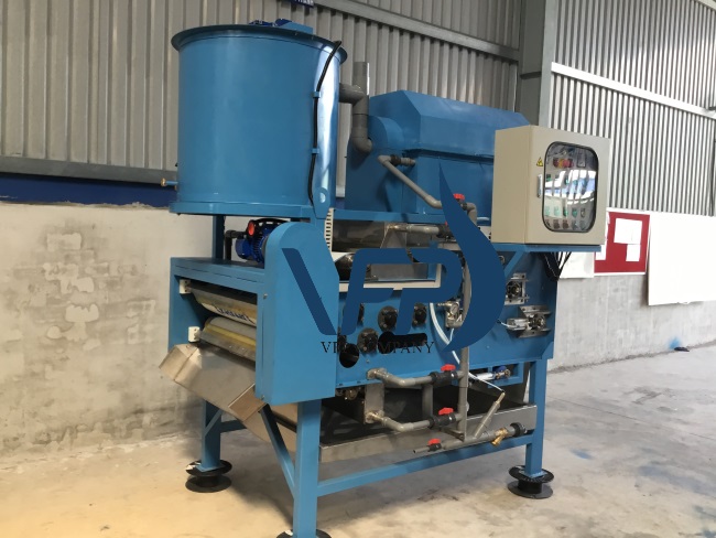 Máy ép bùn băng tải đôi Vina