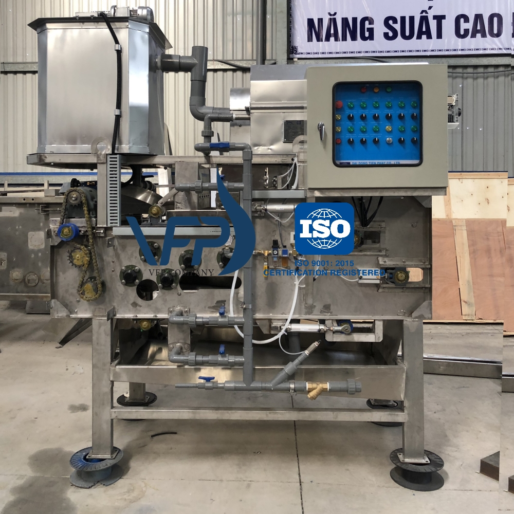 Máy ép bùn băng tải - Công ty TNHH SX Máy Ép Lọc VINA