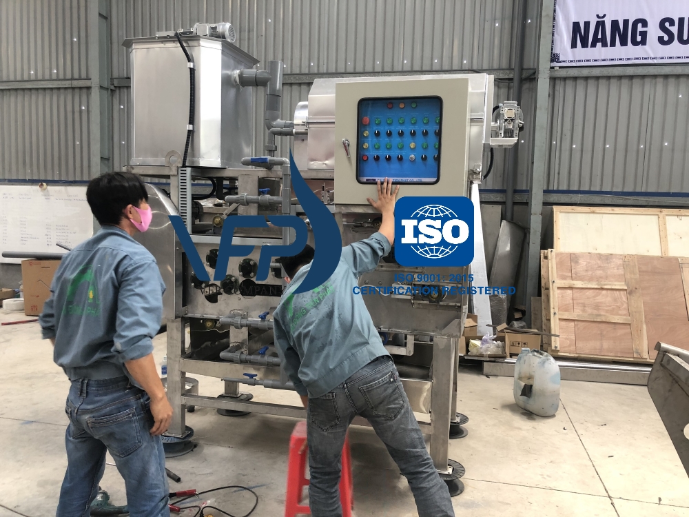 Máy ép bùn băng tải