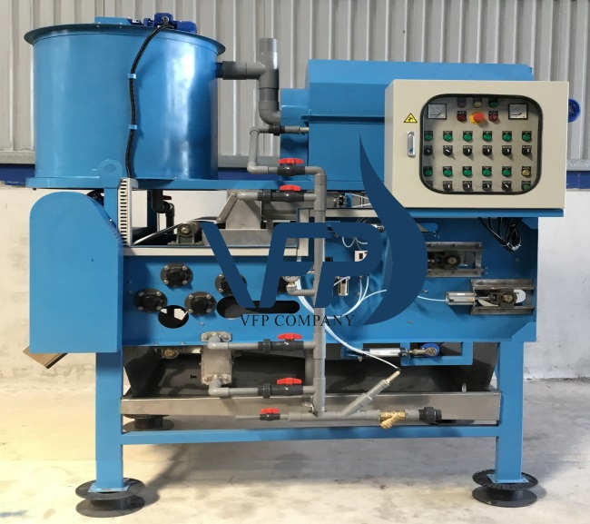 Máy ép bùn băng tải Vina