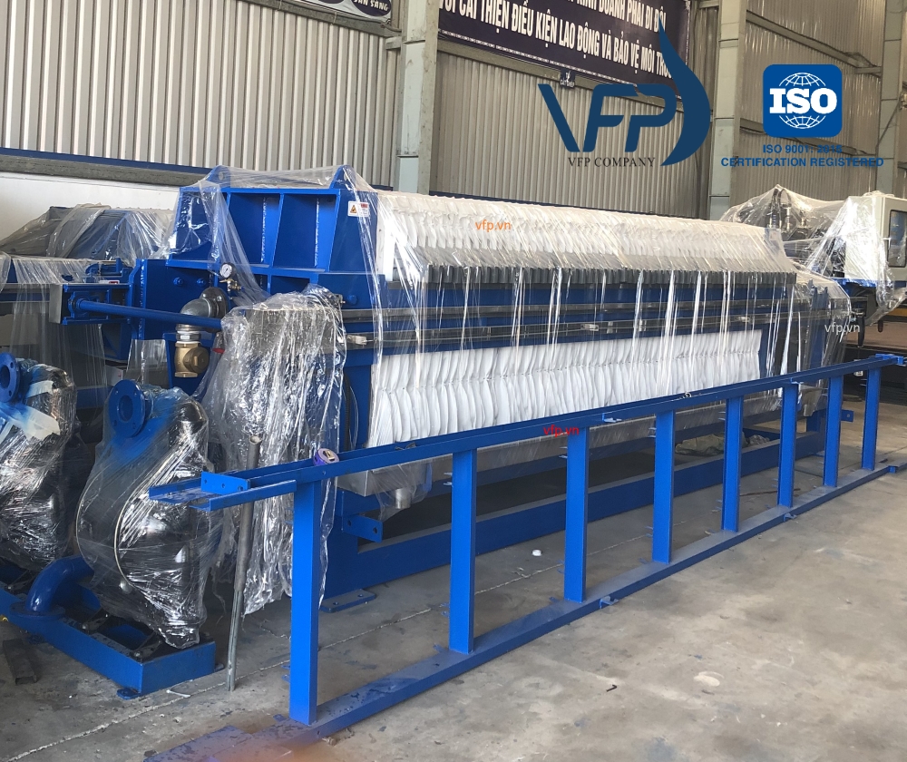 Khung bản máy ép bùn Công Ty TNHH Sản Xuất Máy Ép Lọc VINA