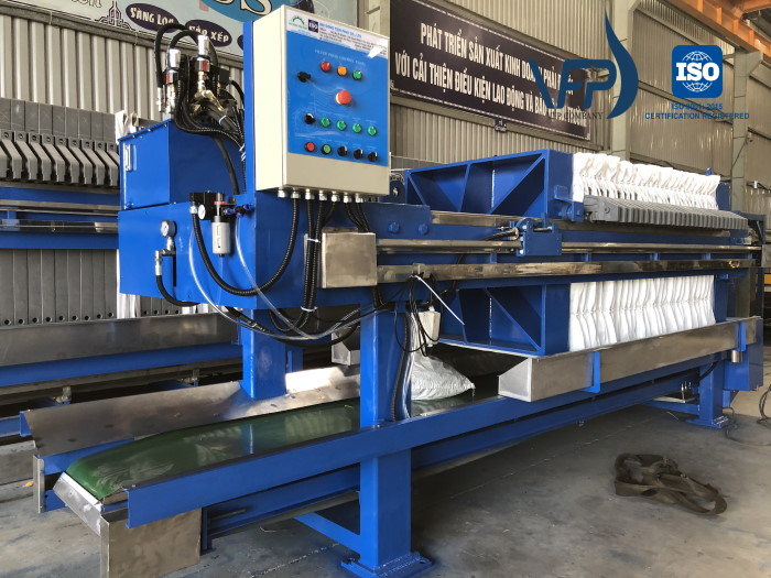 Máy ép bùn băng tải sản xuất giá rẻ