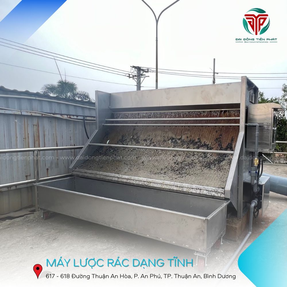 Máy lược rác: giải pháp tối ưu cho xử lý nước thải